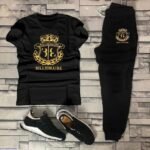 2 Pcs Men's Polyester Printed Track Suit - Image 2