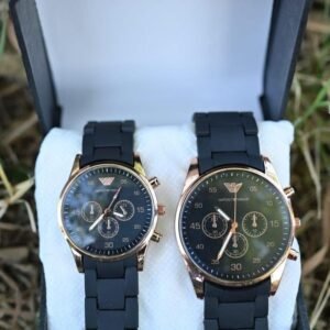 Couple's Chronograph watch Black