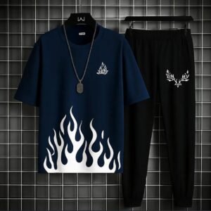 2 PCs Men's Micro plain track suit