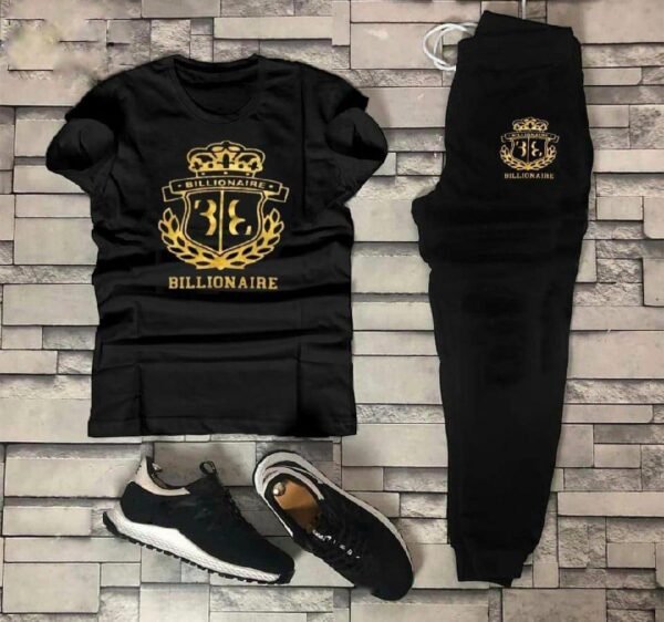 2 Pcs Men's Polyester Printed Track Suit - Image 4