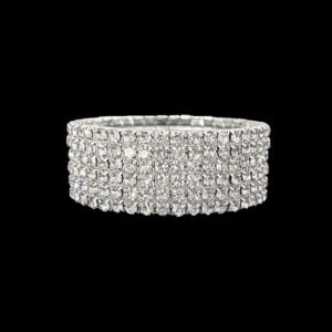 Cross-border Light Luxury Jewelry Necklace Earrings Stretch Bracelet suit Women's Fashionable Distinctive Sweet Cool Necklace Earrings Bracelet